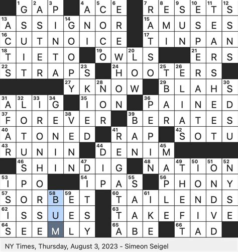 Get the New York Times (NYT) Mini Crossword answers and solutions for today and previous days that you may have missed. . Counterpart to a receiver nyt
